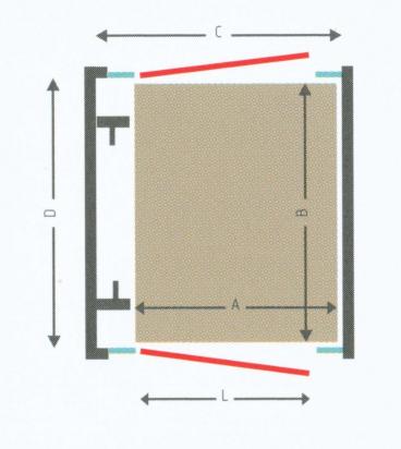 SCHEMA D'IMPIANTO MANUALE CON ACCESSI OPPOSTI